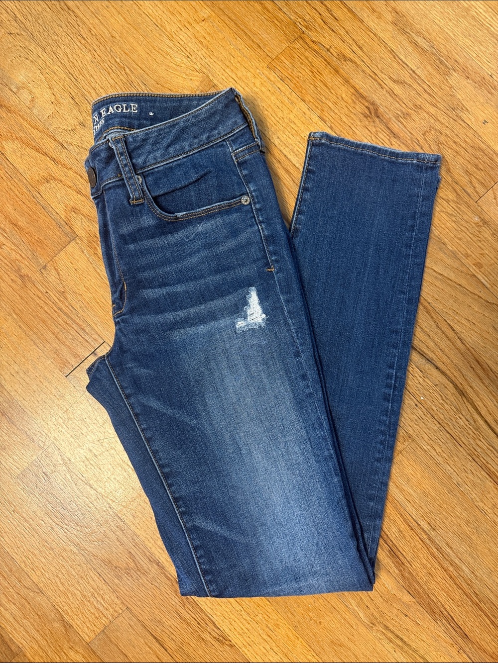 American Eagle Super Stretch Skinny Jeans Long 6